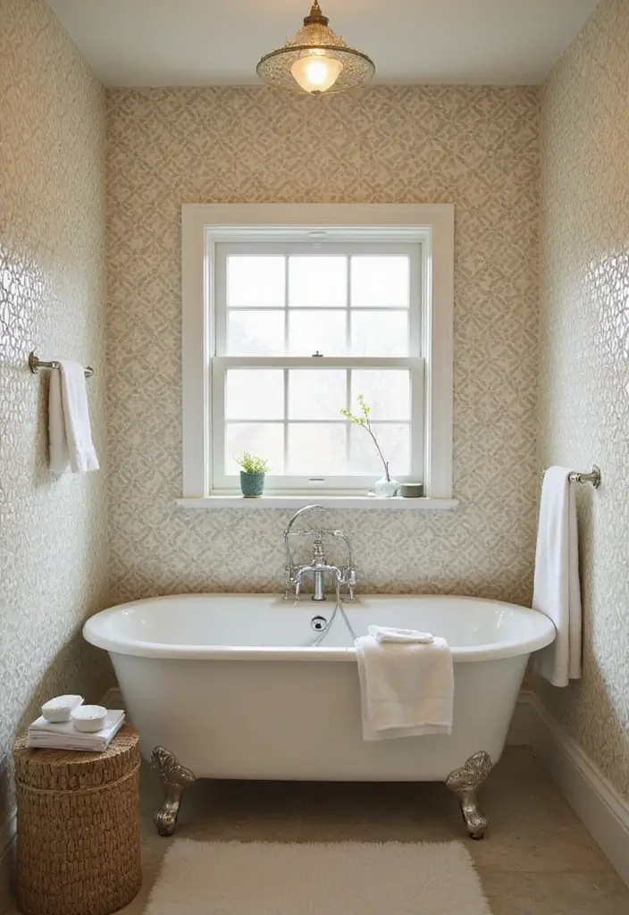 27 Aesthetic Bathroom Tiles That Create a Pinterest Look - 17. Lustrous Lattice Patterns