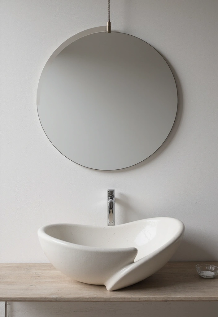 27 Bathroom Basin Design Inspirations That Stand Out - 17. Sculptural Basins