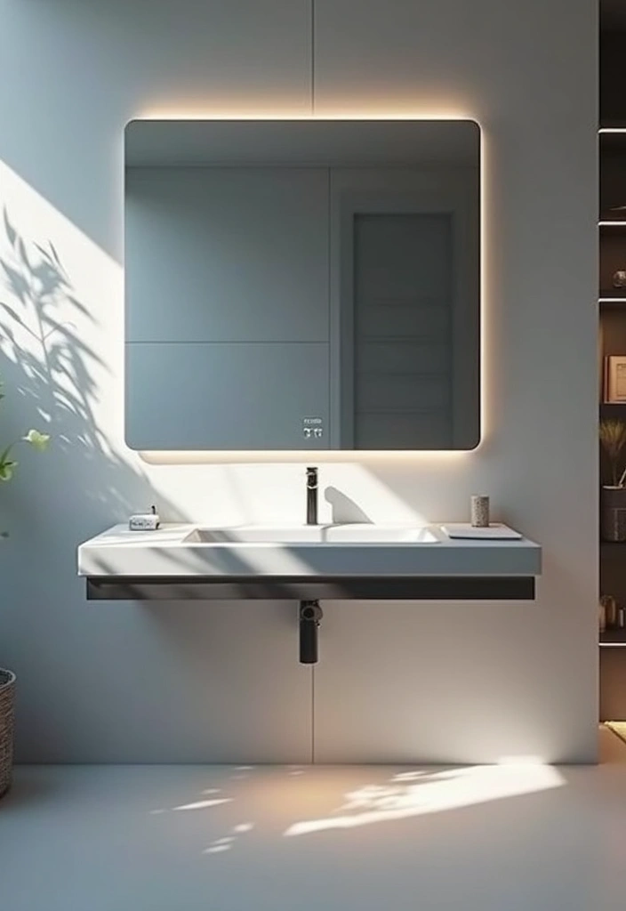 27 Bathroom Basin Design Inspirations That Stand Out - 18. High-Tech Smart Sinks