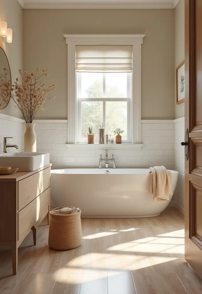 27 Bathroom Flooring Ideas Vinyl Options That Last - 21. Underfoot Comfort with Soft Vinyl