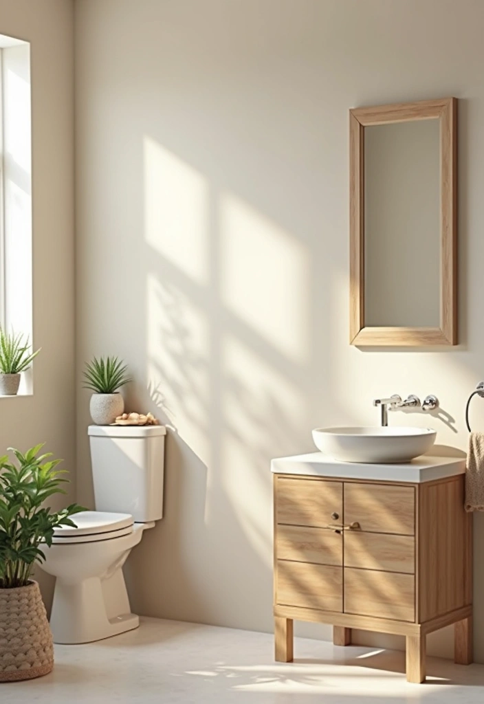 27 Bathroom Sand Color Ideas That Feel Coastal - 1. Soft Beige Walls