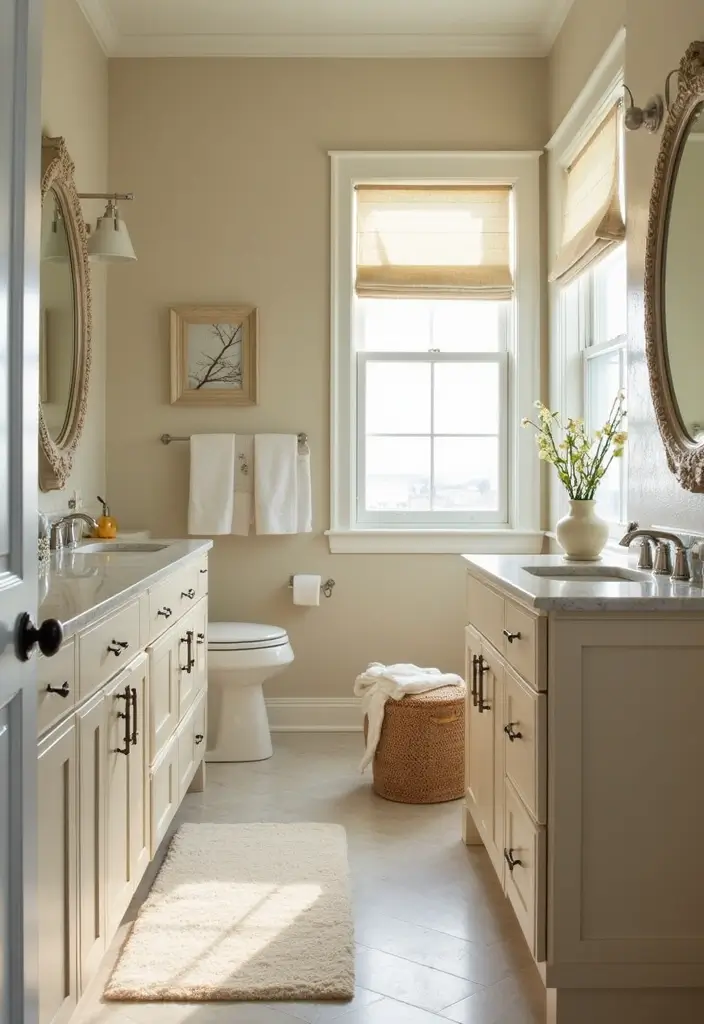27 Bathroom Sand Color Ideas That Feel Coastal - 27. Sandy Color Finishes