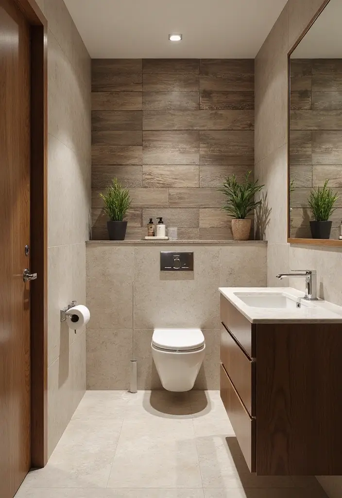 27 European Bathroom Design Ideas That Feel Luxurious - 21. Textured Walls