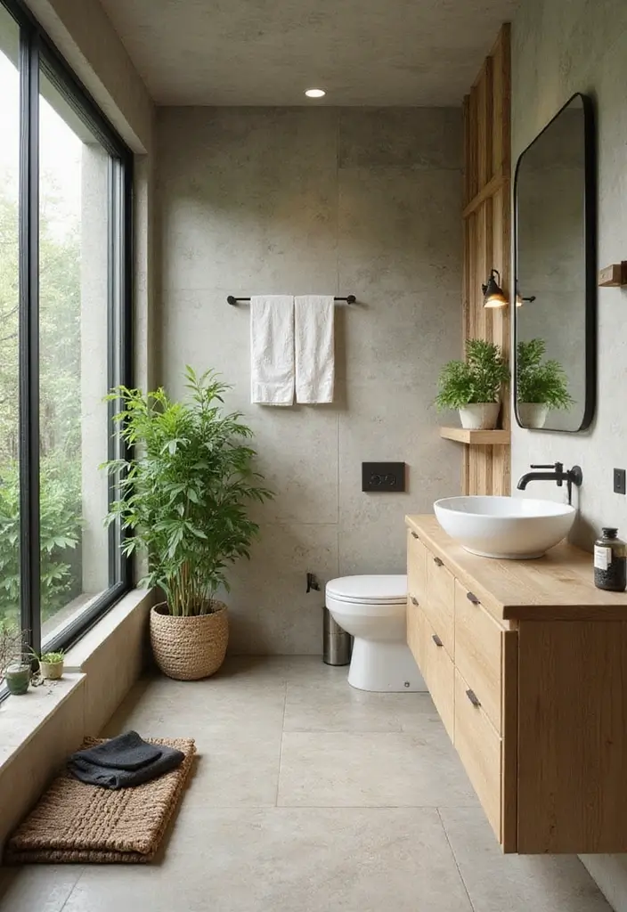 27 European Bathroom Design Ideas That Feel Luxurious - 22. Eco-Friendly Design Elements