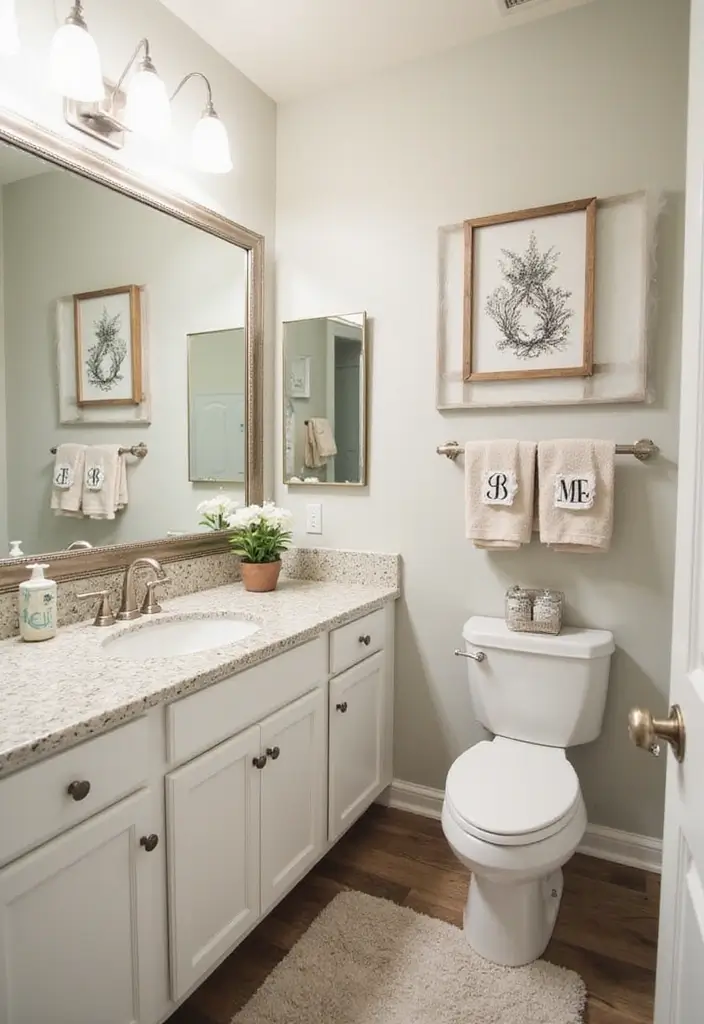 27 European Bathroom Design Ideas That Feel Luxurious - 26. Personalized Decor