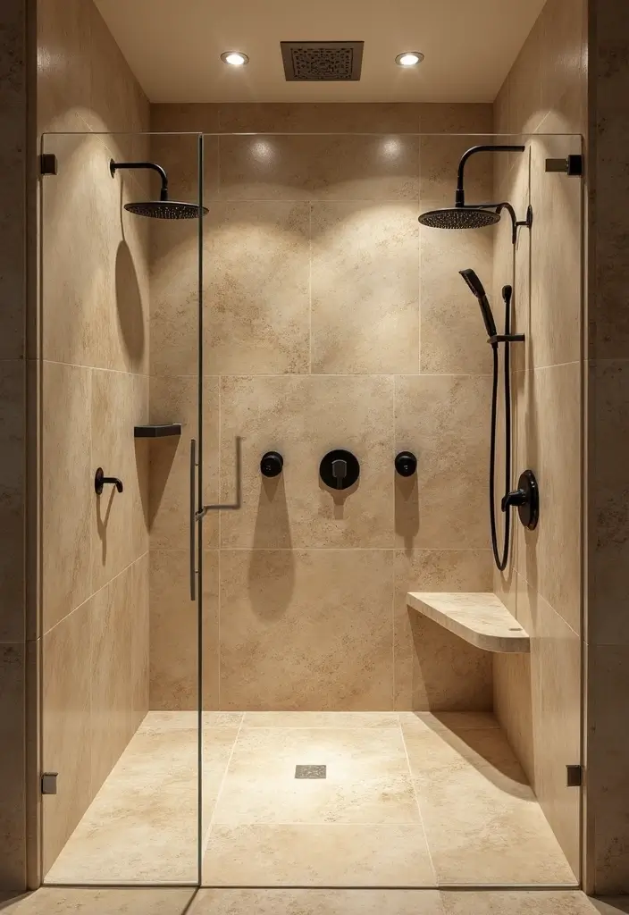 27 Open Bathroom Ideas That Feel Spa-Like - 15. Spa-Inspired Showers