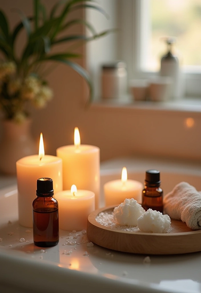 27 Open Bathroom Ideas That Feel Spa-Like - 20. Soothing Scents