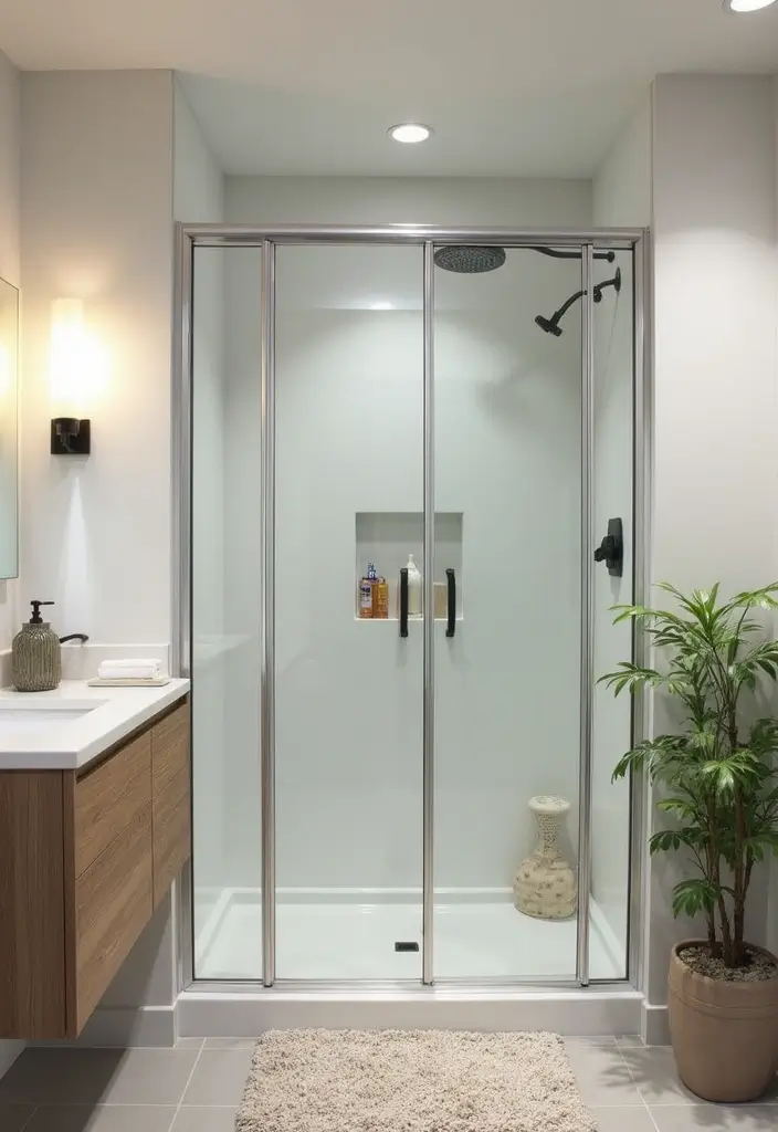 27 Shower Bathroom Design Inspirations That Feel Spa-Like - 23. Inspiring Shower Doors