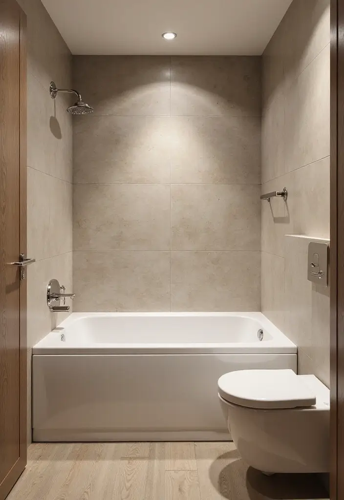 27 Small 3 Piece Bathroom Ideas That Save Space - 10. Space-saving Bathtub Options