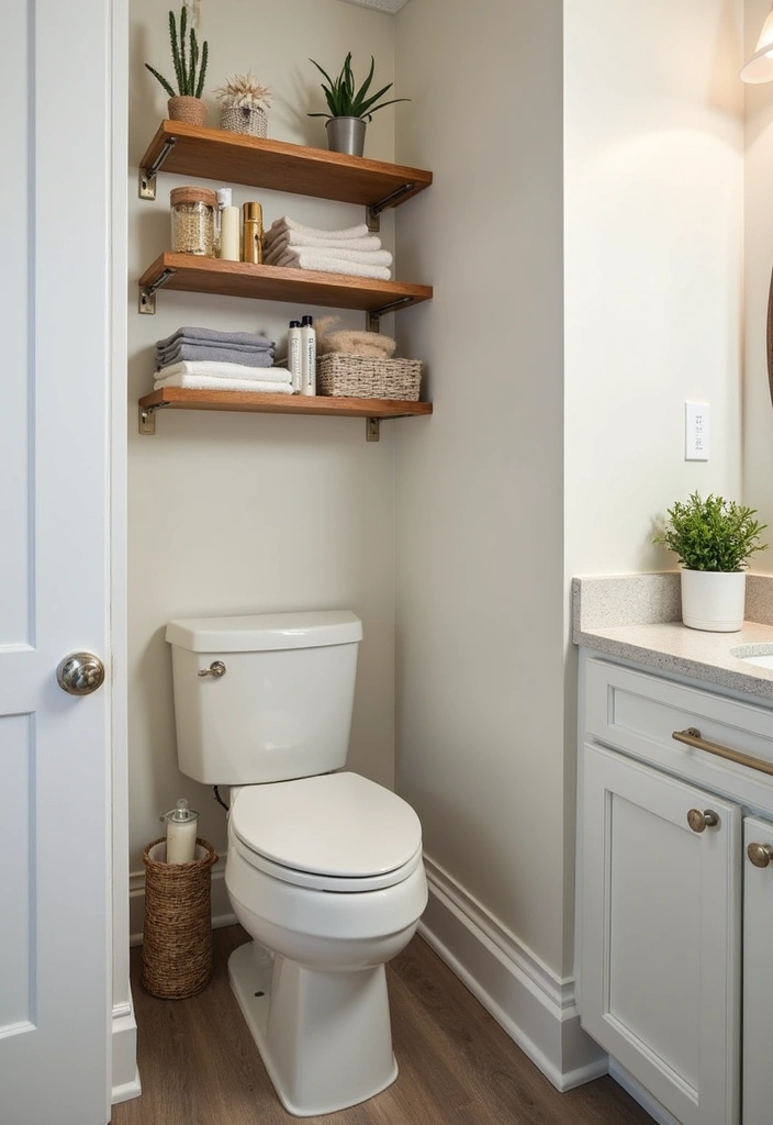 27 Small 3 Piece Bathroom Ideas That Save Space - 23. Smart Storage Solutions