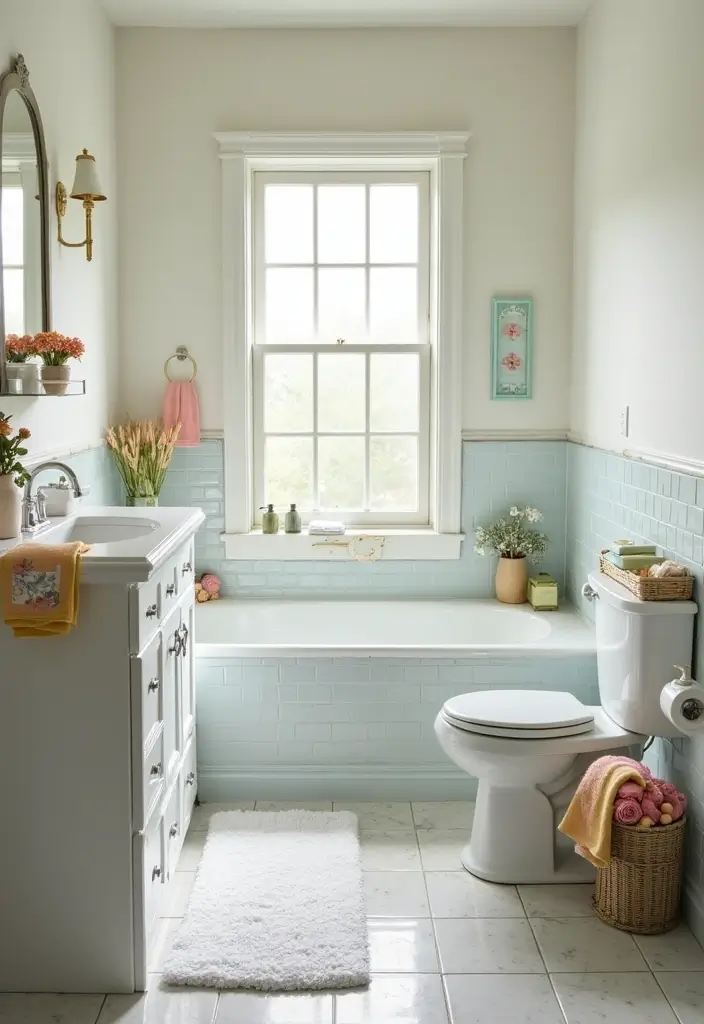 27 Small 3 Piece Bathroom Ideas That Save Space - 6. Bright and Airy Color Palettes