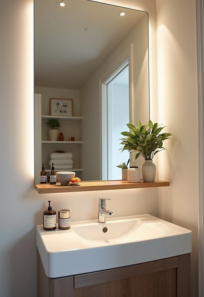 27 Small Bathroom Mirror Ideas That Reflect More Light - 15. Multi-Functional Mirrors