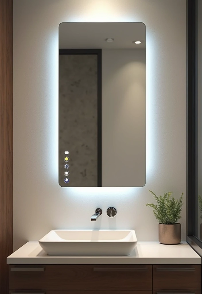 27 Small Bathroom Mirror Ideas That Reflect More Light - 24. Smart Mirrors