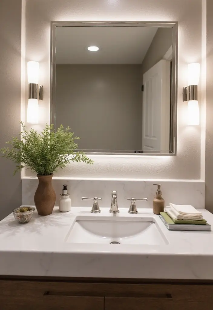 27 Small Bathroom Mirror Ideas That Reflect More Light - 27. Bathroom Vanity Mirrors