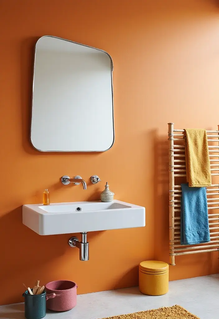 27 Small Bathroom Mirror Ideas That Reflect More Light - 6. Asymmetrical Mirrors