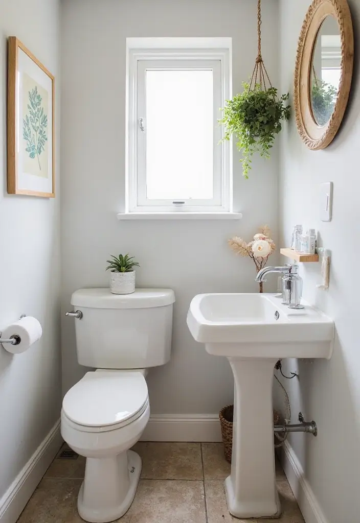 27 Small Scandinavian Bathroom Ideas That Feel Calm and Bright - 27. Personal Touches