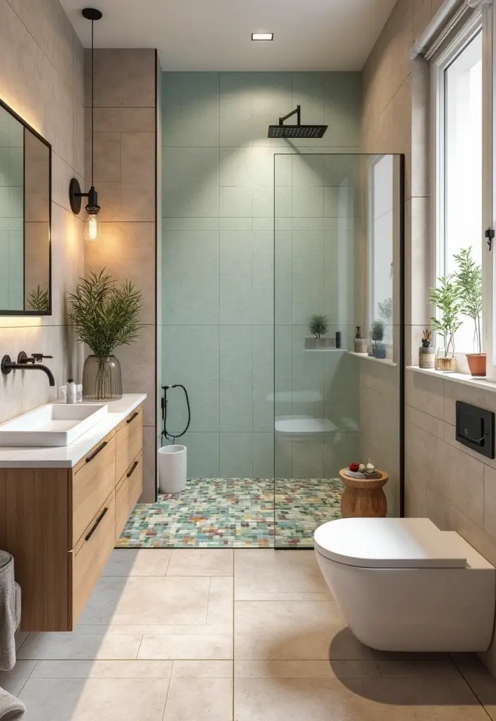 28 2025 Bathroom Tile Trends You'll Want to Copy - 17. Colorful Grouts