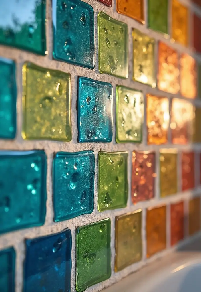 28 2025 Bathroom Tile Trends You'll Want to Copy - 2. Recycled Glass Tiles