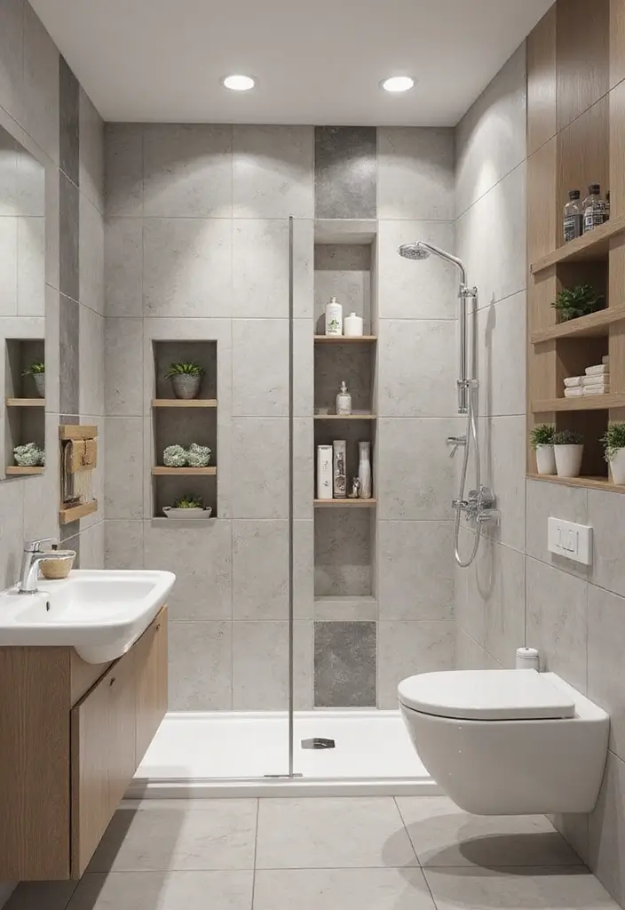 28 2025 Bathroom Tile Trends You'll Want to Copy - 22. Multi-Functional Tiles