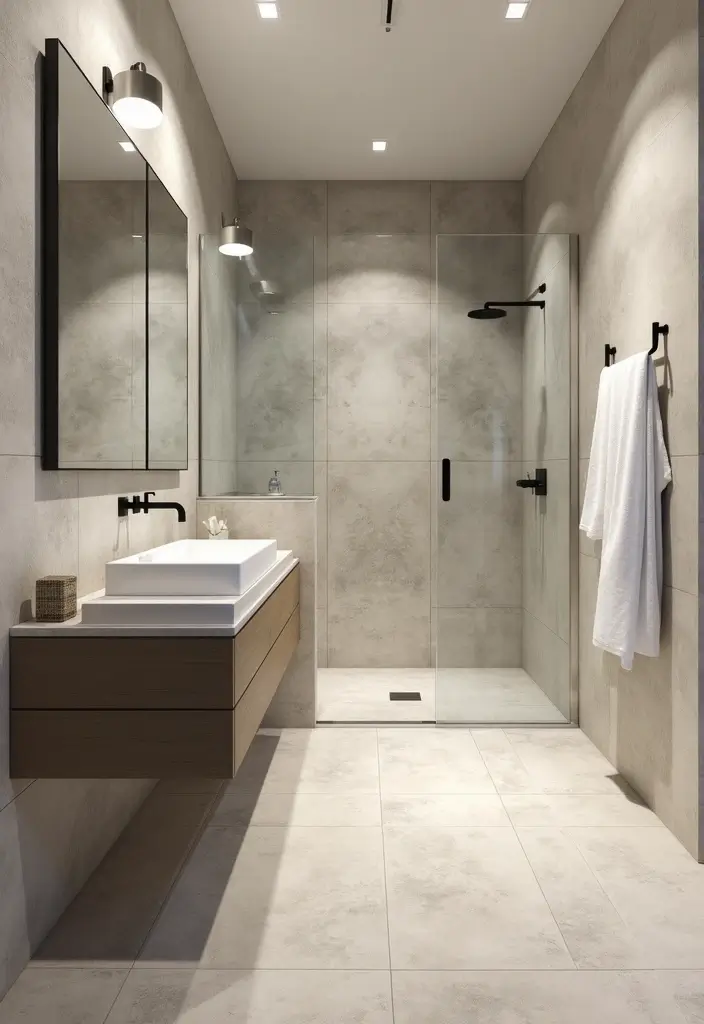 28 2025 Bathroom Tile Trends You'll Want to Copy - 4. Large Format Tiles