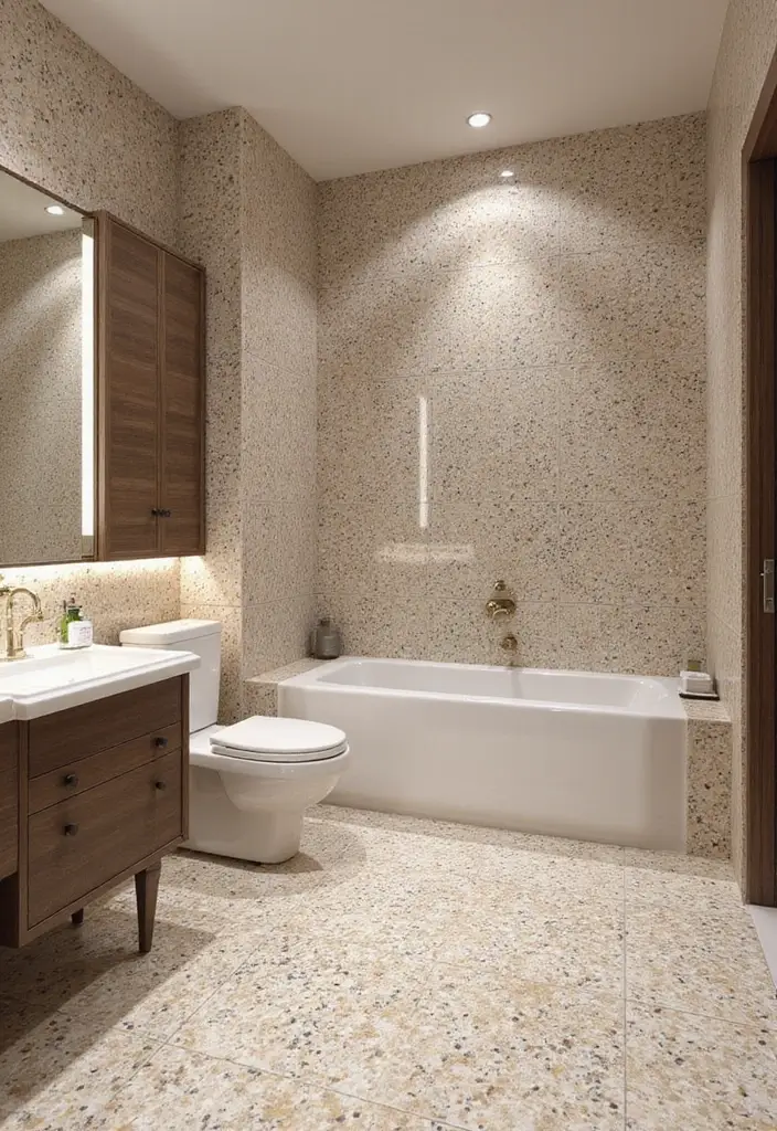 28 2025 Bathroom Tile Trends You'll Want to Copy - 6. Terrazzo Revival