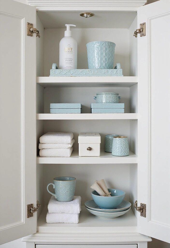 28 Bathroom Cabinet Decor Ideas That Feel Elegant - 9. Functional Elegance