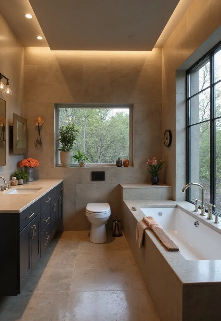 28 Bathroom Countertop Ideas That Add Character - 12. Composite Elegance