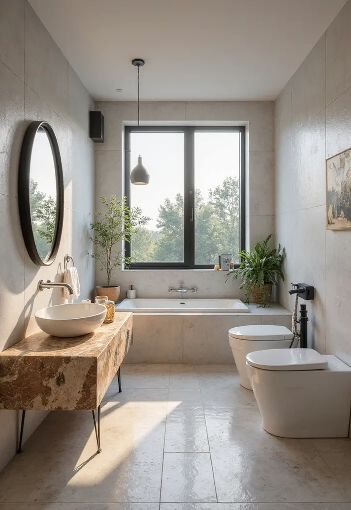 28 Bathroom Countertop Ideas That Add Character - 15. Innovative Resin Designs