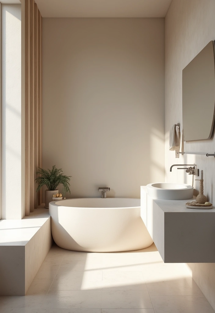 28 Bathroom Countertop Ideas That Add Character - 28. The Zen of Minimalism