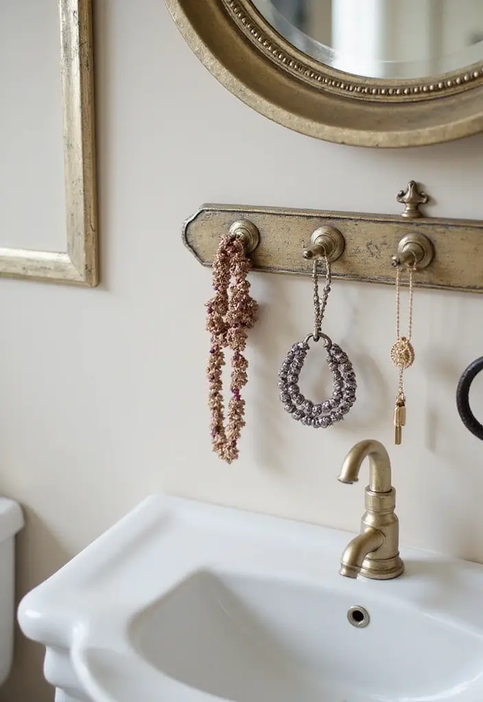 28 Bathroom Hooks Ideas That Keep Things Organized - 20. Decorative Key Hooks