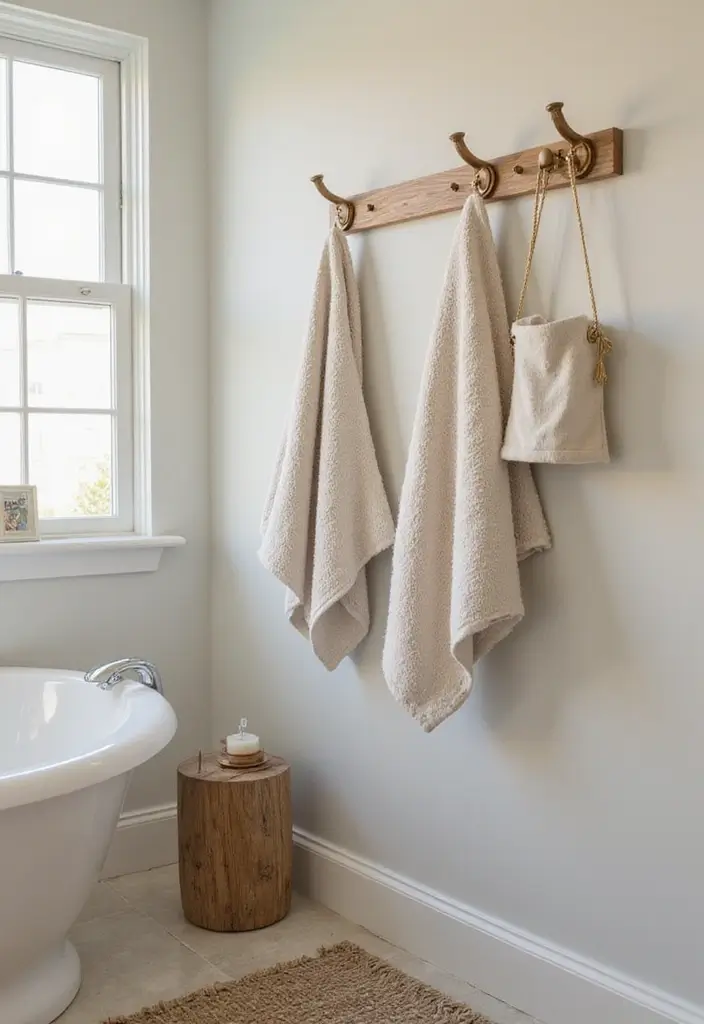 28 Bathroom Hooks Ideas That Keep Things Organized - 24. Custom-Made Hooks
