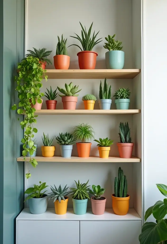 28 Bathroom Ideas With Plants That Purify and Decorate - 2. Succulent Accents