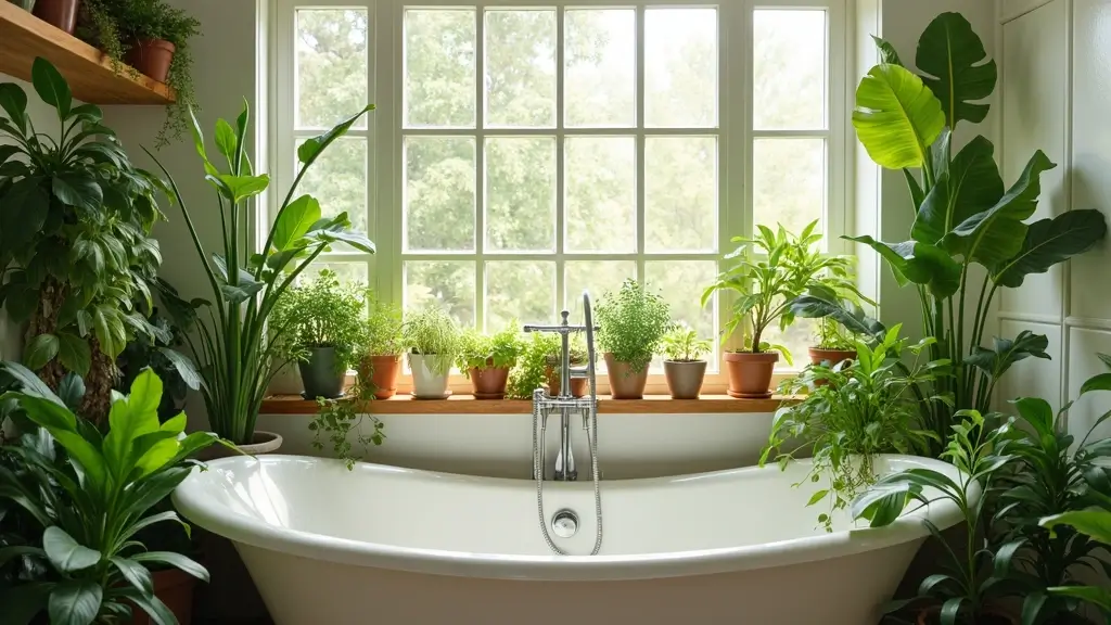 28 Bathroom Ideas With Plants That Purify and Decorate