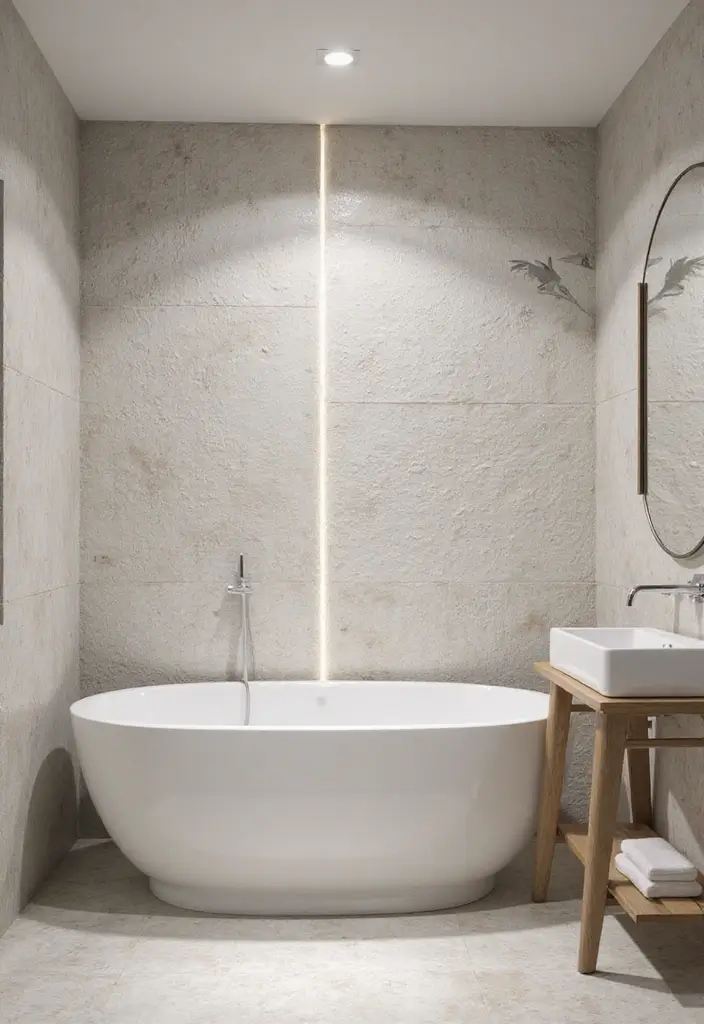 28 Bathroom With Tiles Designs That Look Modern - 22. Textured Wall Tiles