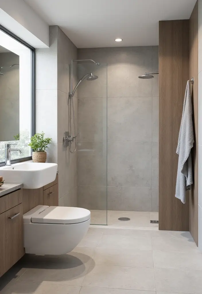 28 Bathroom With Tiles Designs That Look Modern - 25. Innovative Water-Resistant Tiles