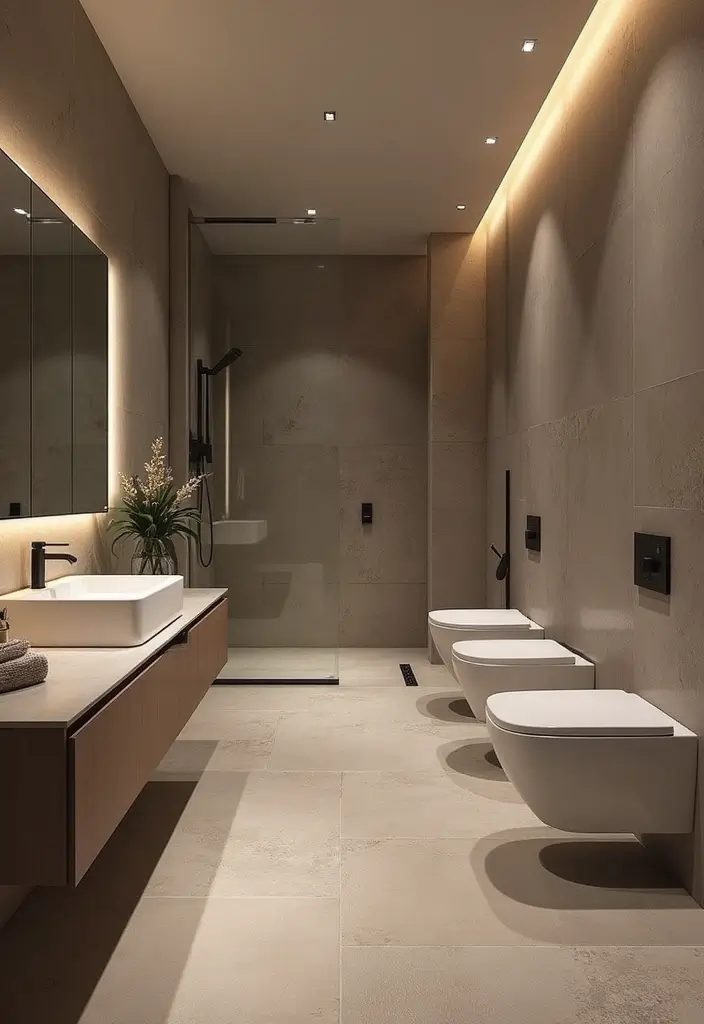 28 Bathroom With Tiles Designs That Look Modern - 28. Smart Tiles