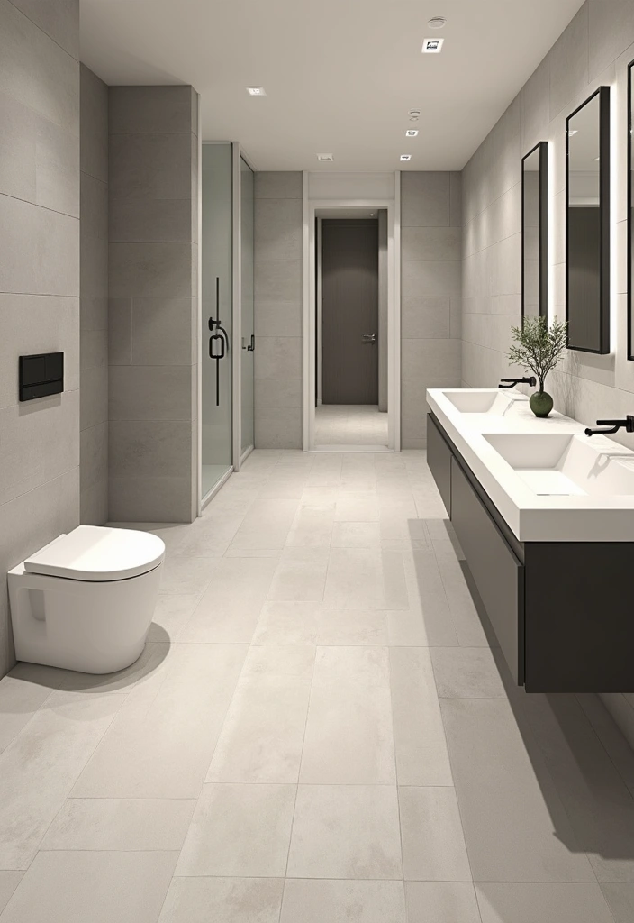 28 Bathroom With Tiles Designs That Look Modern - 3. Porcelain Tiles