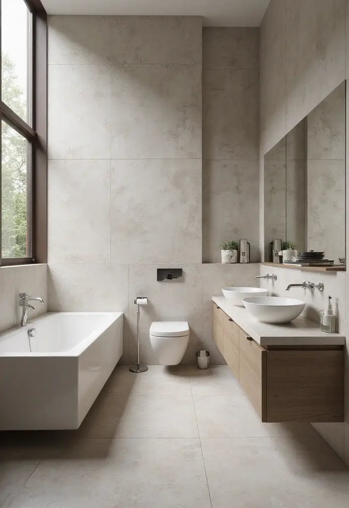 28 Bathroom With Tiles Designs That Look Modern - 7. Matte Finish Tiles