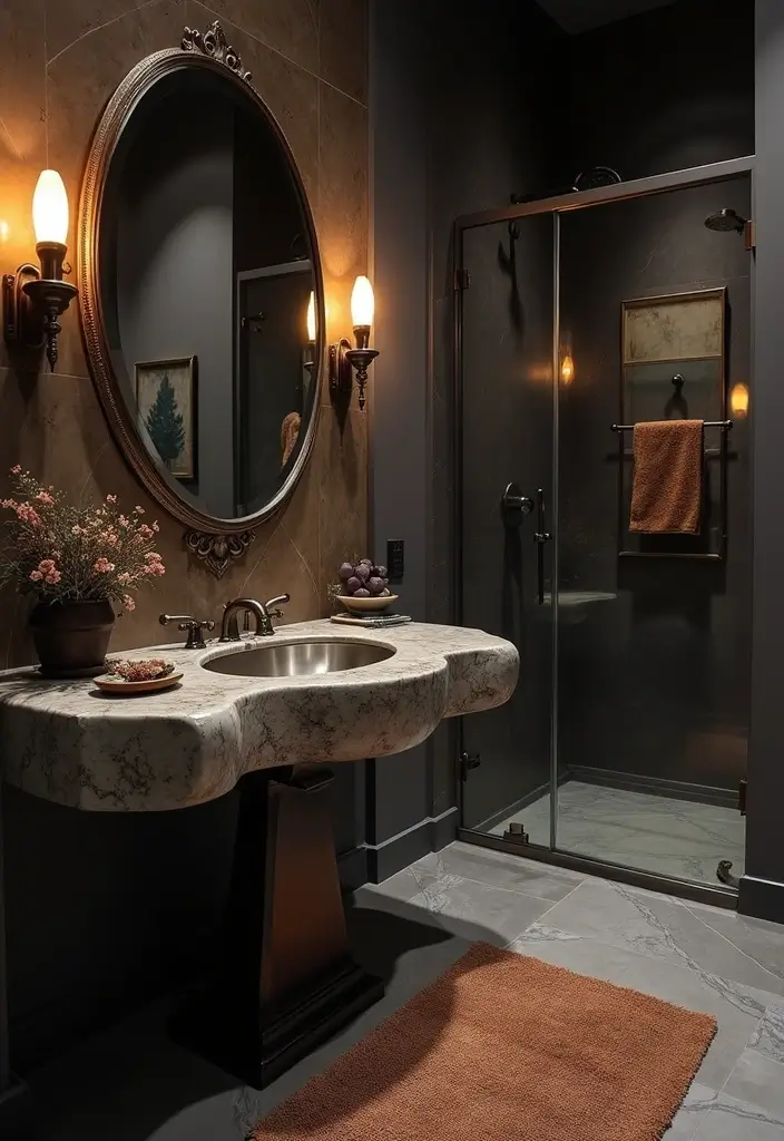 28 Cool Sinks Bathroom Designs That Stand Out - 12. Unique Metallic Sinks