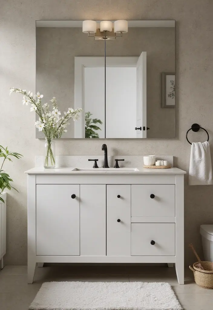 28 Cool Sinks Bathroom Designs That Stand Out - 16. Sink and Vanity Combos