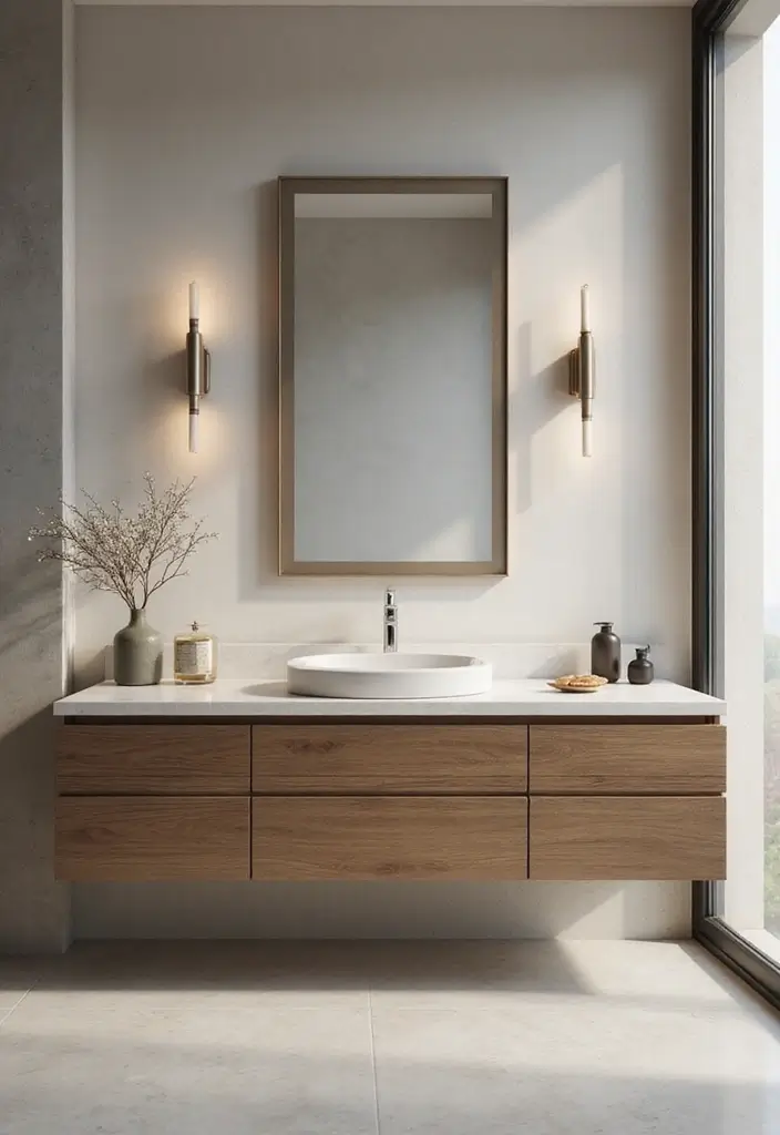 28 Cool Sinks Bathroom Designs That Stand Out - 17. Integrated Sinks