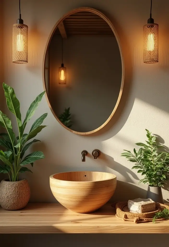 28 Cool Sinks Bathroom Designs That Stand Out - 6. Eco-Friendly Sinks