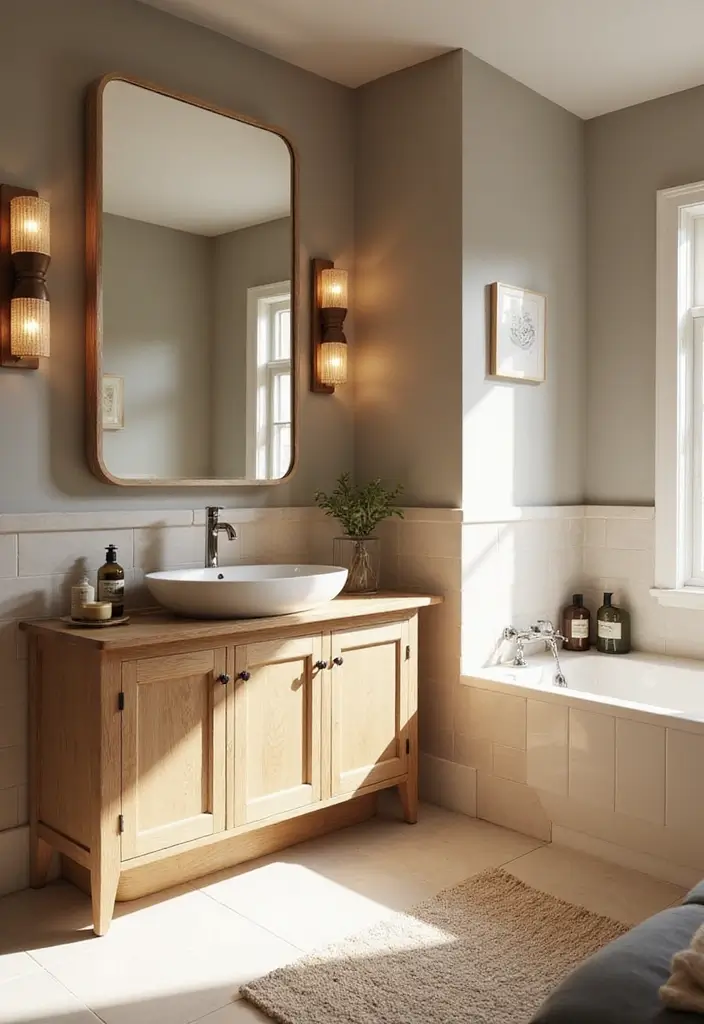 28 Modern Bathroom Cabinet Ideas That Elevate Storage - 14. Spa-Like Cabinet Designs