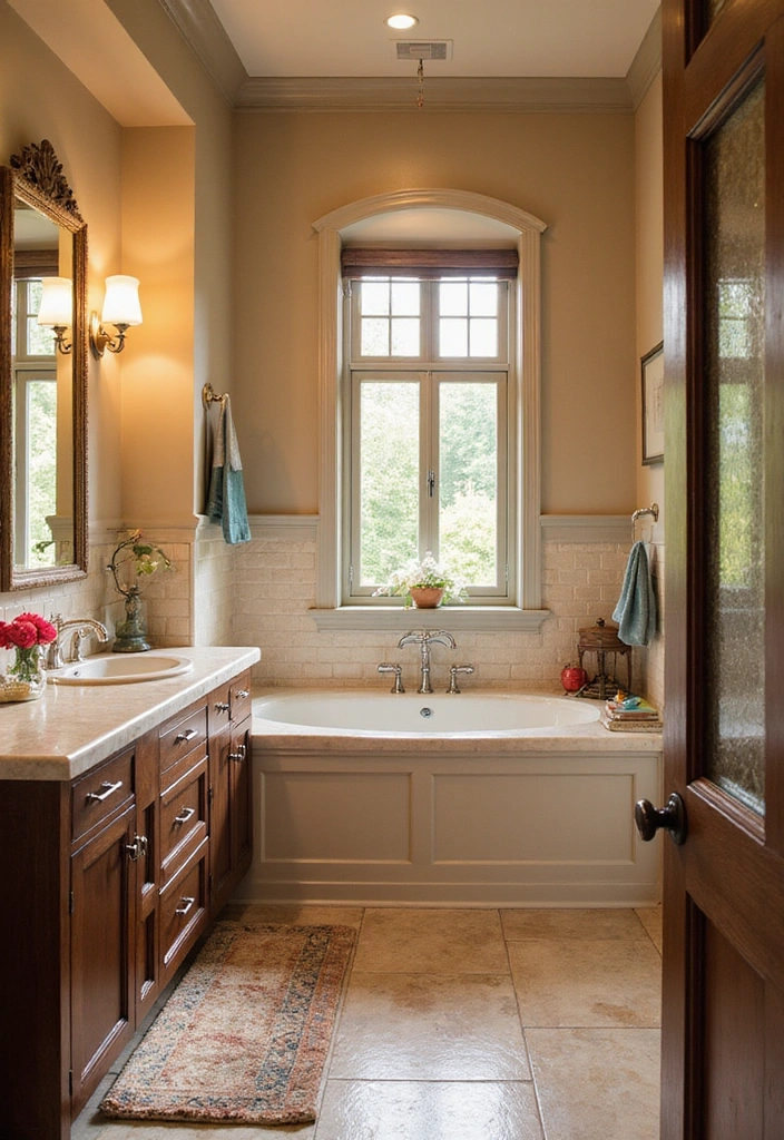 28 Paint Colors for Bathroom That Set the Mood - 11. Creamy Beige