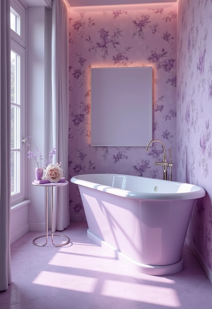 28 Paint Colors for Bathroom That Set the Mood - 2. Soft Lavender
