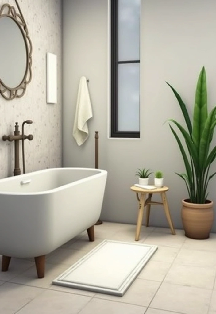 28 Sims 4 Bathroom CC Ideas for Your Dream Build - 16. Minimalist Bath Mats