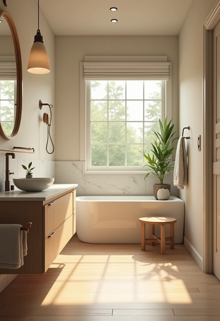 28 Sims 4 Bathroom CC Ideas for Your Dream Build - 17. Cozy Lighting with Natural Elements