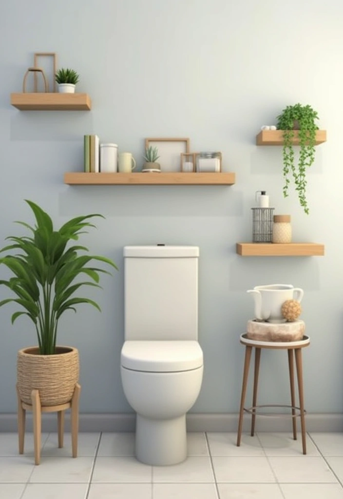 28 Sims 4 Bathroom CC Ideas for Your Dream Build - 2. Chic Wall Shelves