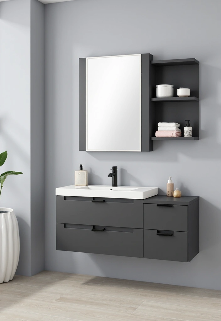 28 Sims 4 Bathroom CC Ideas for Your Dream Build - 3. Minimalist Vanity Units