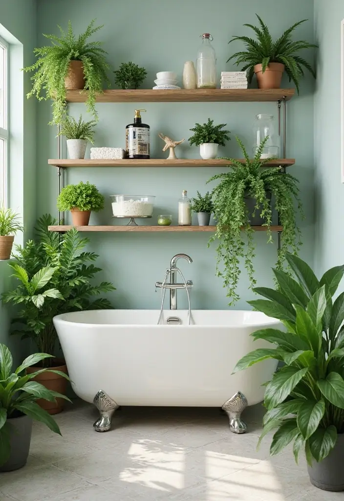 28 Sims 4 Bathroom CC Ideas for Your Dream Build - 8. Lush Greenery